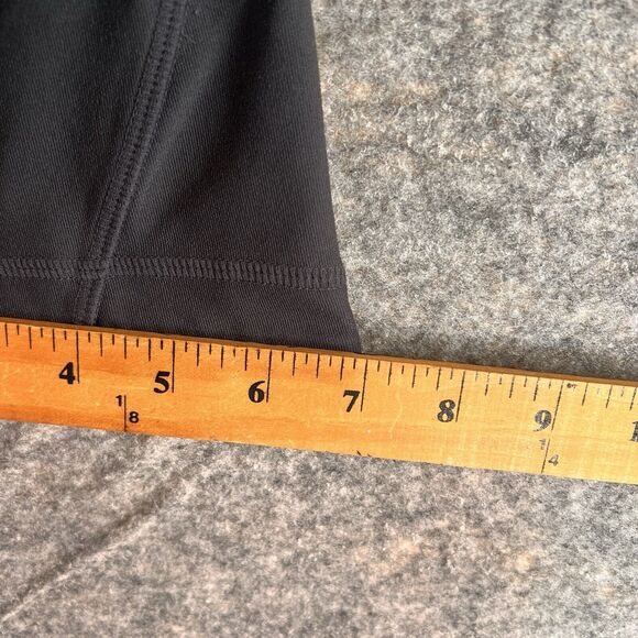 MPG Womens Shorts Large Black Biker Workout Yoga Athleisure Back Zippered Pocket - Picture 12 of 13